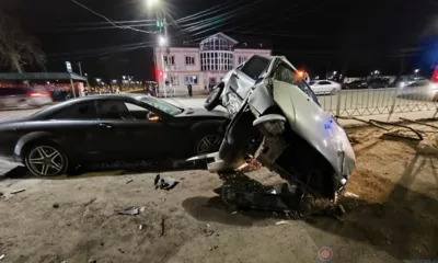 В Мценске водитель автомобиля Lada спровоцировал ДТП и попал в больницу