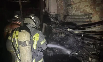 В Мценске из горящего склада эвакуировались 20 человек
