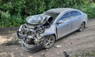 В Колпнянском районе Geely лоб в лоб протаранил КамАЗ