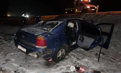 В Орловской области Opel Vectra вылетел в кювет и перевернулся