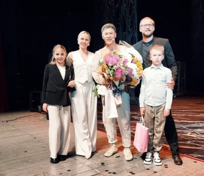 С братом Лены Дмитрием Ермаком