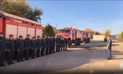 Орловские пожарные вернулись из Луганской Народной Республики
