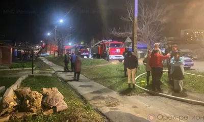 В пожаре на ул. Колхозной в Орле погиб мужчина