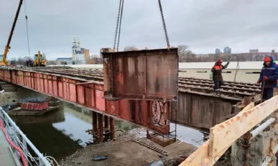 Владимир Ивановский проинспектировал ход работ на Красном мосту в Орле