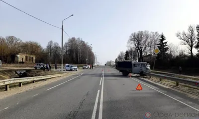 В ДТП на трассе Калуга - Орёл пострадали два человека
