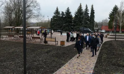 В Колпнянском районе всё больше красивых и современных территорий