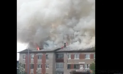 Прокуратура Орловской области проводит проверку в связи с пожаром в многоквартирном доме в Мценске