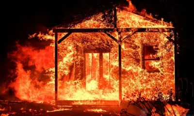 Под Орлом во время пожара пострадал 50-летний мужчина