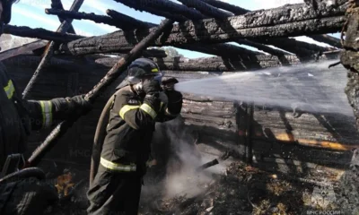 Орловец пострадал при тушении хозпостройки