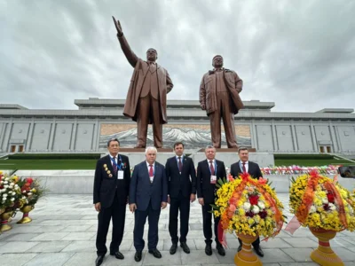 Фото 3. Губернатор Орловской области находится с рабочим визитом в Северной Корее
