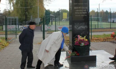 Члены общественной организации воинской доблести и славы «Патриоты России» посетили памятные места пос. Шаблыкино