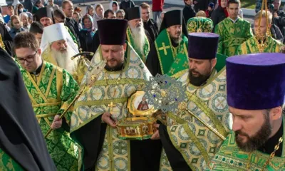 В Орёл прибыли святые мощи преподобного Сергия Радонежского