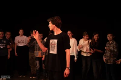 Фото 8. Актёры Иван Кирюхин, Евгений Винник и Данила Маскаев провели мастер-классы для орловских школьников