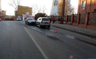 В Ливнах Chevrolet Lanos на встречке протаранил Volkswagen Tiguan