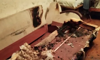 В Мценске из-за непотушенной сигареты пострадал пенсионер