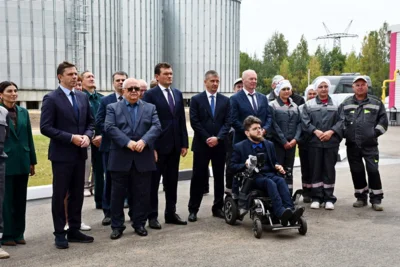 В Мценском районе открыли новый мукомольный комплекс с элеватором