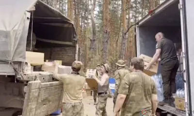 Орловский МО передал посылку для бойцов миномётной батареи танкового полка