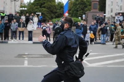 Фото 1. Орловские силовики определили сильнейших в ходе служебно-спортивной эстафеты