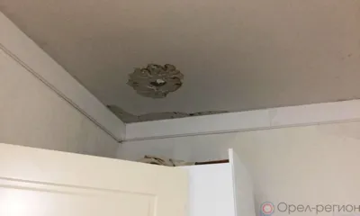 На прошлой неделе в доме №2 на улице Генерала Жадова в Орле протекла кровля