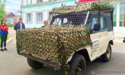 Орловский реставрационно-строительный техникум передал в зону СВО внедорожник