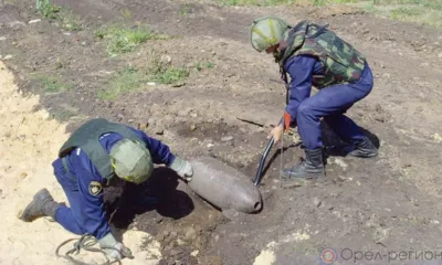 В Болховском районе за сутки уничтожили 8 снарядов времён ВОВ