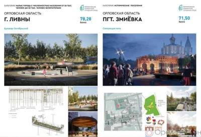 Ливны и Змиёвка получат около 170 млн рублей на благоустройство