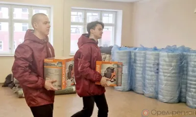 Из Орла в зону СВО отправлены утеплитель, медикаменты, запчасти и блиндажные свечи