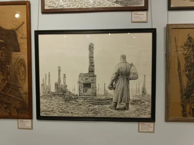 Фото 2. Орловский художник Сергей Грецов отметил юбилей выставкой в краеведческом музее