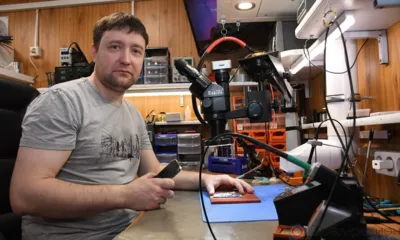 Евгений Писарев из Болхова оформил соцконтракт, чтобы заниматься ремонтом бытовой техники