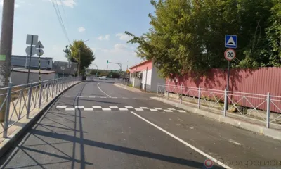 В Знаменке Орловского МО отремонтировали дорогу за 15,9 млн рублей