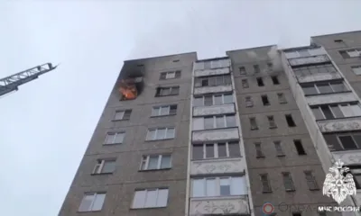 В Орле горит квартира на ул. Родзевича-Белевича