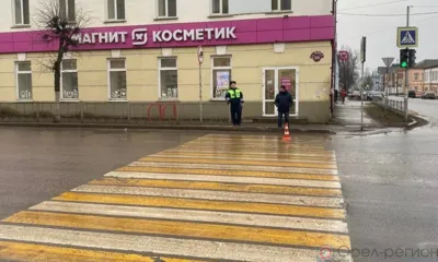 В Мценске водитель Skoda сбил женщину и отвёз её в больницу