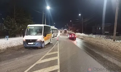 В Орле столкнулись два автобуса