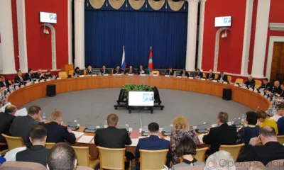 Определена дата проведения 34-го заседания Орловского облсовета