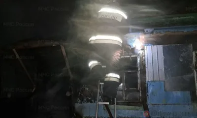 В Орловской области при пожаре пострадала женщина