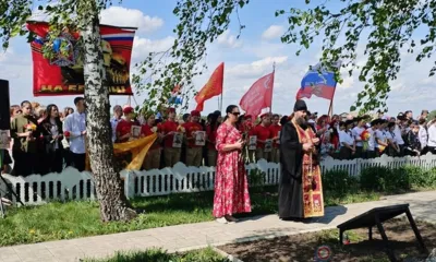 На памятном мемориале в Соборовке Троснянского района захоронили останки погибших красноармейцев