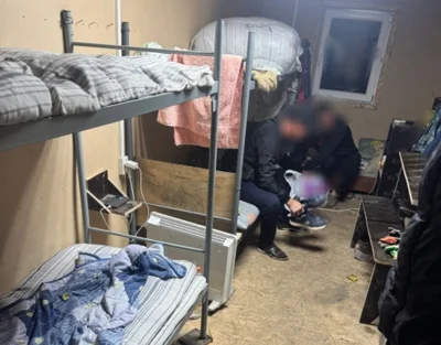 Фото 1. На стройке в Орле работали 22 мигранта без документов