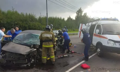 В Орле на ул. Итальянской погиб водитель Citroën