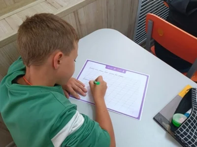 Фото 1. Школьники Мценского района стали участниками марафона грамотности