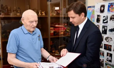 Президент России поздравил защитника Сталинграда орловца Александра Ширшова со столетним юбилеем