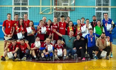 В Орле прошёл фестиваль волейбола среди любительских команд