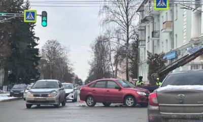 Утром в Советском районе Орла произошло тройное ДТП