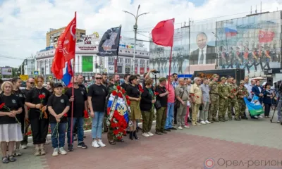 В Орле побывали участники автопробега московских поисковых отрядов