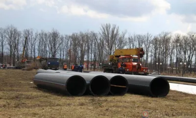 В Орле продолжается строительство нового водовода