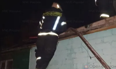 Короткое замыкание электропроводки стало причиной пожара в доме под Орлом