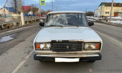 Под Орлом ВАЗ-2107 сбил девушку на пешеходном переходе