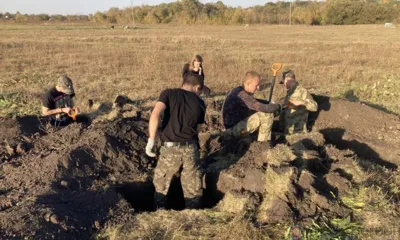В начале октября орловские поисковики подняли останки нескольких бойцов Красной Армии