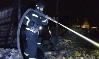 В деревне Образцово сгорел жилой дом