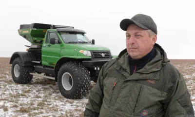 Орловский фермер Пётр Калинин первым выйдет в поле на подкормку озимых культур