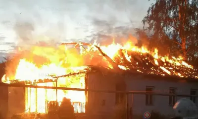 В Орловской области из-за сигареты сгорел дом